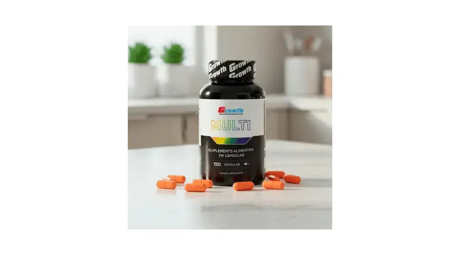 Imagem do anúncio Multivitamínico 120 Cáps. Growth Supplements - Sabor Neutro (Nova Fórmula) Multivitamínico 120 Cáps. Growth Supplements - Sabor Neutro (Nova Fórmula)  Acesse a